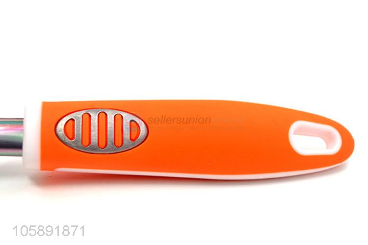 Latest popular new design tpr handle stainless steel fruit fork