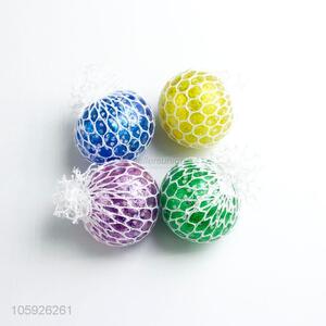 Professional suppliers kids squeez toy glitter heart sequins water ball