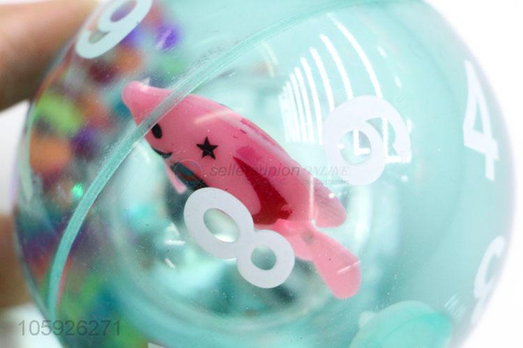 Factory wholesale children lucency fish light-up bouncy ball