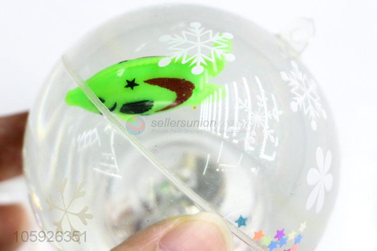 New style custom kids fish crystal flashing light toy ball