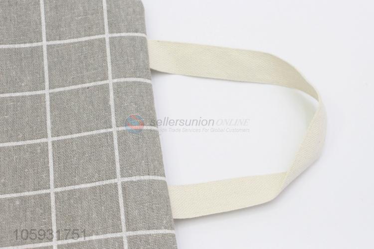 Good Factory Price Gray Grid Pattern Storage Bag File Bag for Notebooks Pens