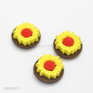 School use eco-friendly lovely cookie shape novelty erasers