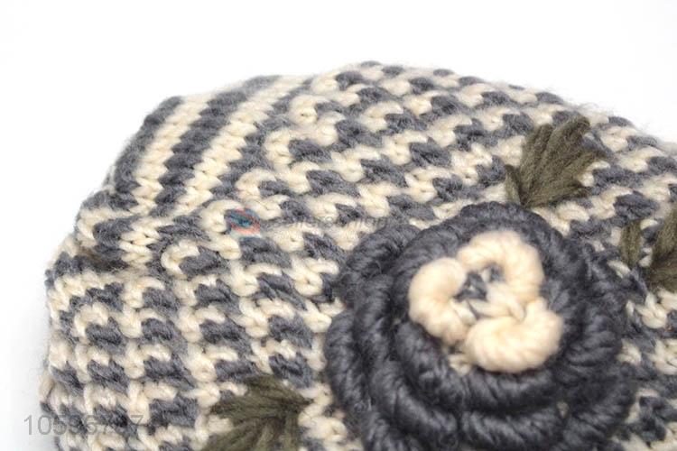 Premium wholesale winter warm knitted hat and scarf set