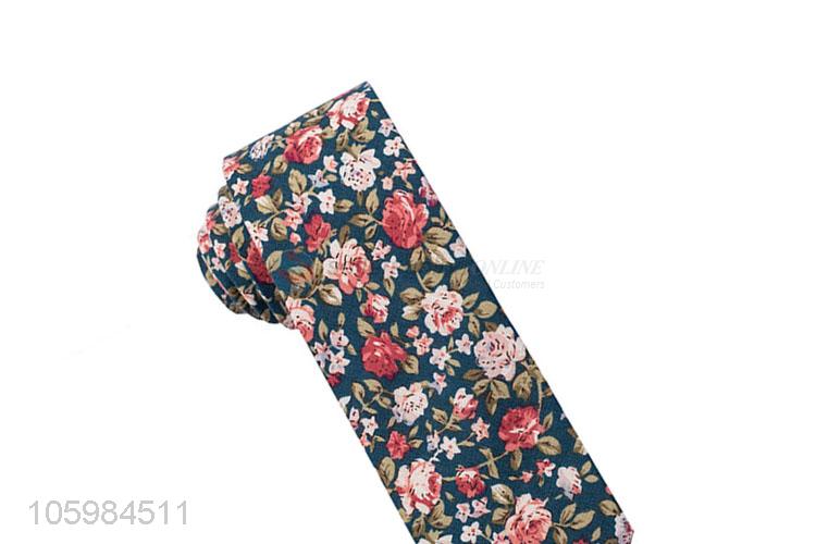 Top sale delicate men necktie floral print ties