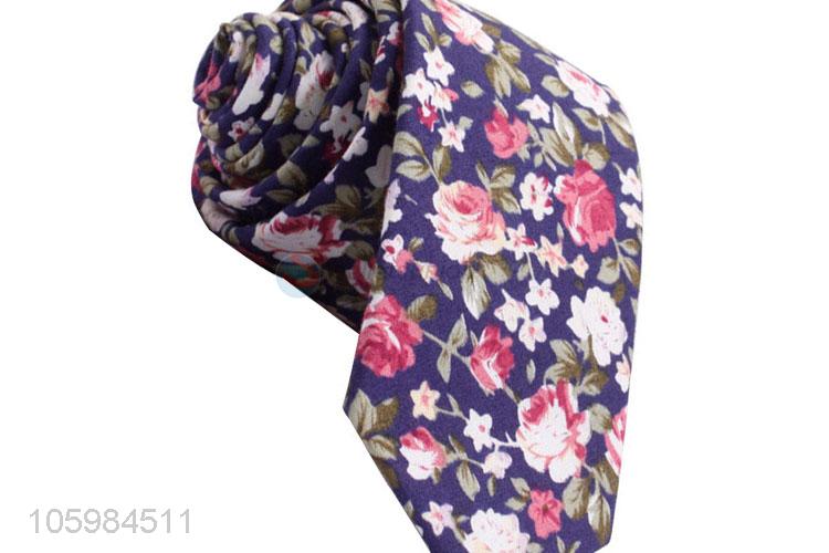 Top sale delicate men necktie floral print ties