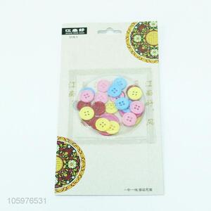 High sales 4-hole shirt colorful round button set