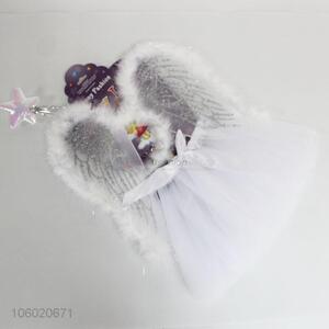 New arrival party supplies girl dress with angel wing
