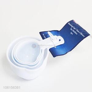 Wholesale Price 4PCS White Plastic Measuring Spoon