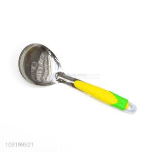 Hot Sale Stainless Steel Meal Spoon With Plastic Handle
