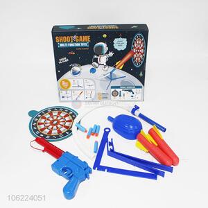 Unique Design Stomp Rocket Shoot Gun Combination Toy Set