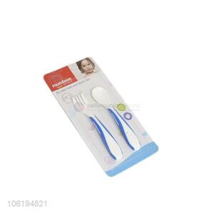 Good Sale Plastic Color Changing Spoon and Fork For Baby