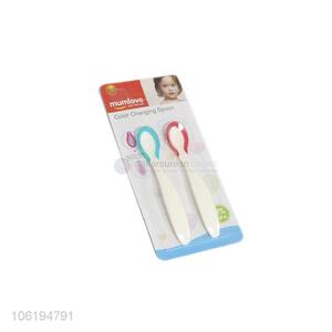 Wholesale Baby Spoon Fashion Color Changing Spoon