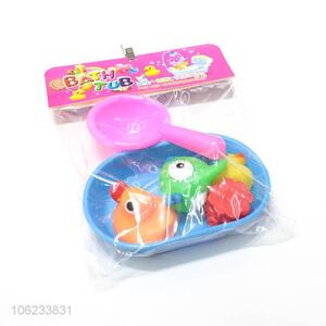 Wholesale 5Pcs Set Silicone Animal Baby Bath Tub Squirt Toys Set For Kids