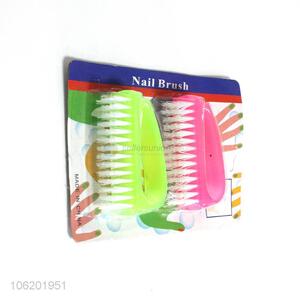 Factory Supply 2PCS Plastic Dust Nail Cleaning Brush