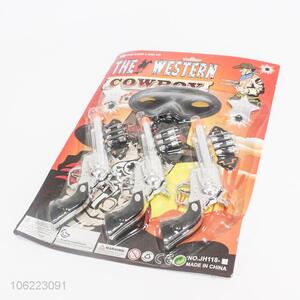 Custom Plastic Western Cowboy Gun Toy Set