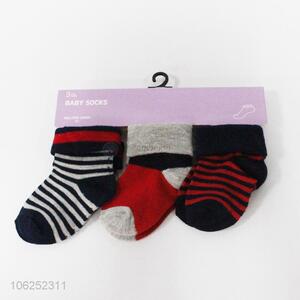 High quality winter comfortable cute lovely baby polyester knitting socks