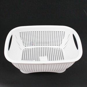Large plastic multi-purpose laundry kitchen storage basket