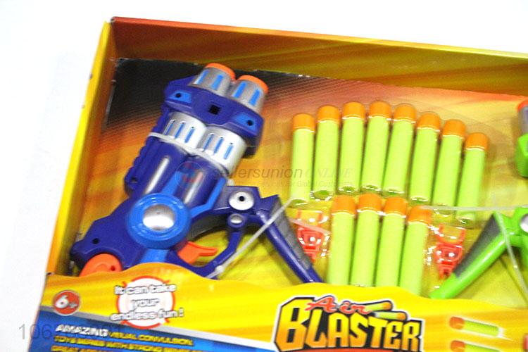 Factory Sell Two Soft Bullet Gun Air Blaster Shooting Game Toys