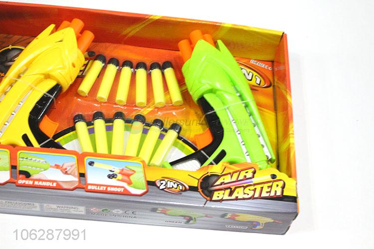 New Product Plastic Air Blaster Double Soft Bullet Gun