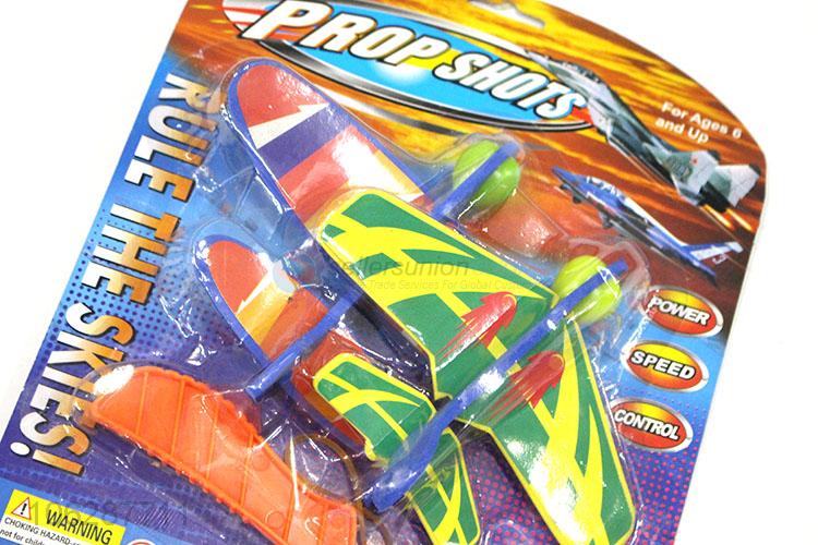 Cheap Ejection Toys Catapult Flying Rubber Powered Plane Toy
