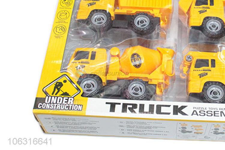 Great sales children plastic construction truck set toys