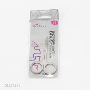 Best selling makeup tool stainless steel eyebrow scissors