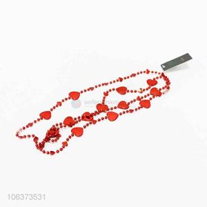Wholesale Valentine's heart necklace beads necklace set