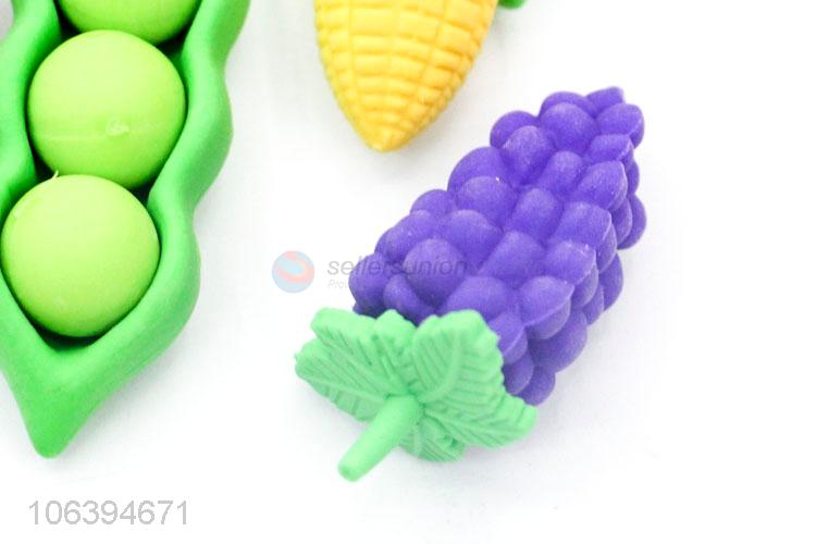 Best selling lovely kids stationery colorful 3D cartoon erasers