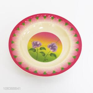 Good quality colorful round melamine plates