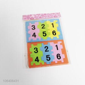 Wholesale children intelligent number EVA foam puzzle mats