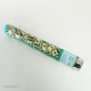 Promotional custom paper money confetti cannon party popper