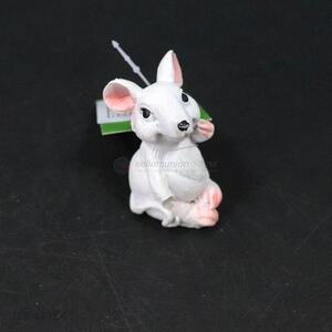 Competitive price home decoration mouse shaped resin ornaments