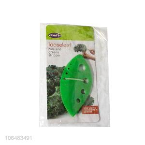 Creative kitchen tool plastic looseleaf kale chard collard greens stripper