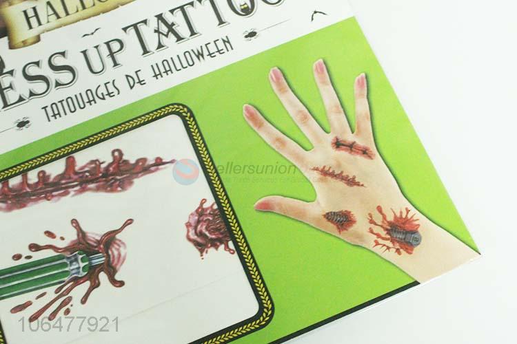 Creative Design Simulation Tattoo Sticker For Halloween