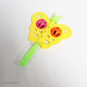 New Design Butterfly Shape Plastic Rattle For Children