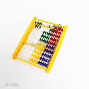 Professional supplier colorful beads plastic abacus toy for kids