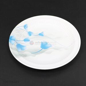 High sales household delicate flower printed melamine plate