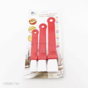 Good Quality 3 Pieces BBQ Brush Pastry Brush
