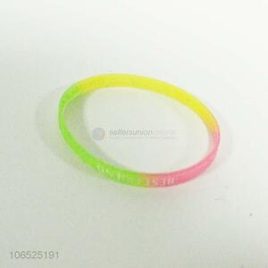 Reasonable price colorful best friend silicone sports bracelet