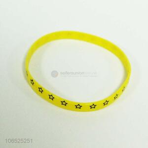 Wholesale fashionable star printed silicone sports bracelet