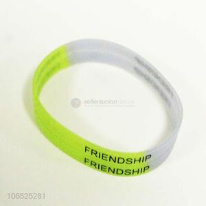 Good sale friendship printed silicone sports bracelet