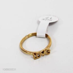 Hot selling women love rings anti gold alloy rings