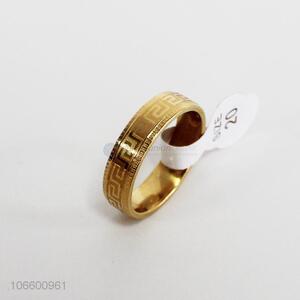 Exquisite design adults gold plated alloy rings fashion jewelry