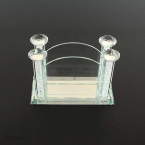 Wholesale luxury transparent crystal paper towel holder
