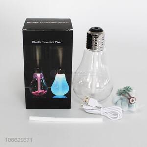 New design colorful led light ultrasonic bulb humidifier with usb data line