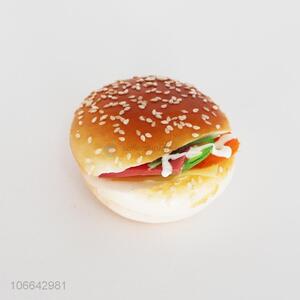 Wholesale creative imitation hamburger fridge magnet