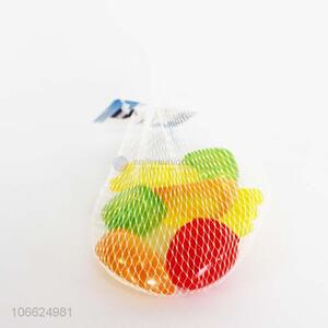 Reusable colorful fruit shaped plastic ice cube for drinks