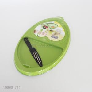 Top Quality Plastic Chopping Board With Knife