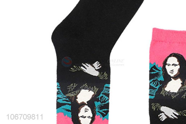 New Design Breathable Mid-Calf Length Sock Men Cotton Socks