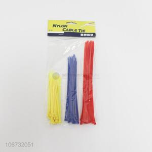 Top Quality 75PCS Colorful Plastic Cable Ties Wiring Accessories